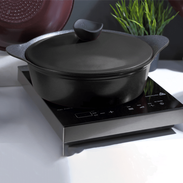 Ovenschaal met deksel Zwart