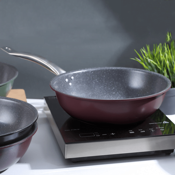 Wok pan 28cm Bordeaux