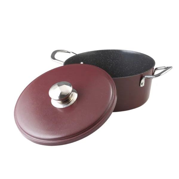 Kookpan met deksel Bordeaux